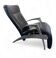 David design armchair/lounger by Interprofil, black leather, good condition