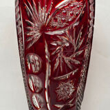 Vase en cristal taillé