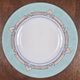 Set of 12 vintage pastel geometric dessert plates ESSO.
