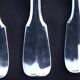 12 fish cutlery in silver metal uniplat cluny