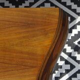 Coffin-style chest of drawers in walnut