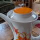 Service Winterling 70s – flamboyant floral orange décor