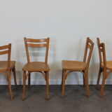 Set of 8 Baumann bistro chairs