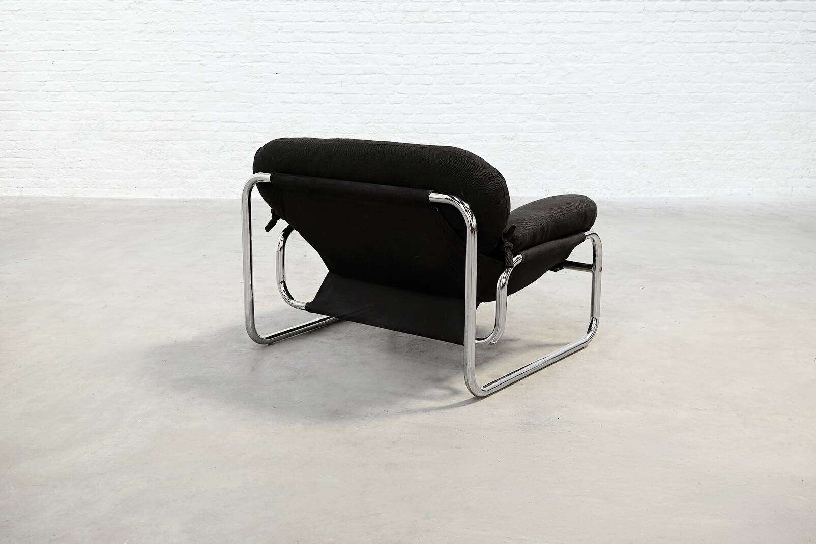 Johan Bertil Häggström Tubular Lounge Chair for Swed-Form, Sweden, 1970s