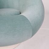 Krokus armchair in velvet by Lennart Bender for Ulferts AB, Sweden, 1970s