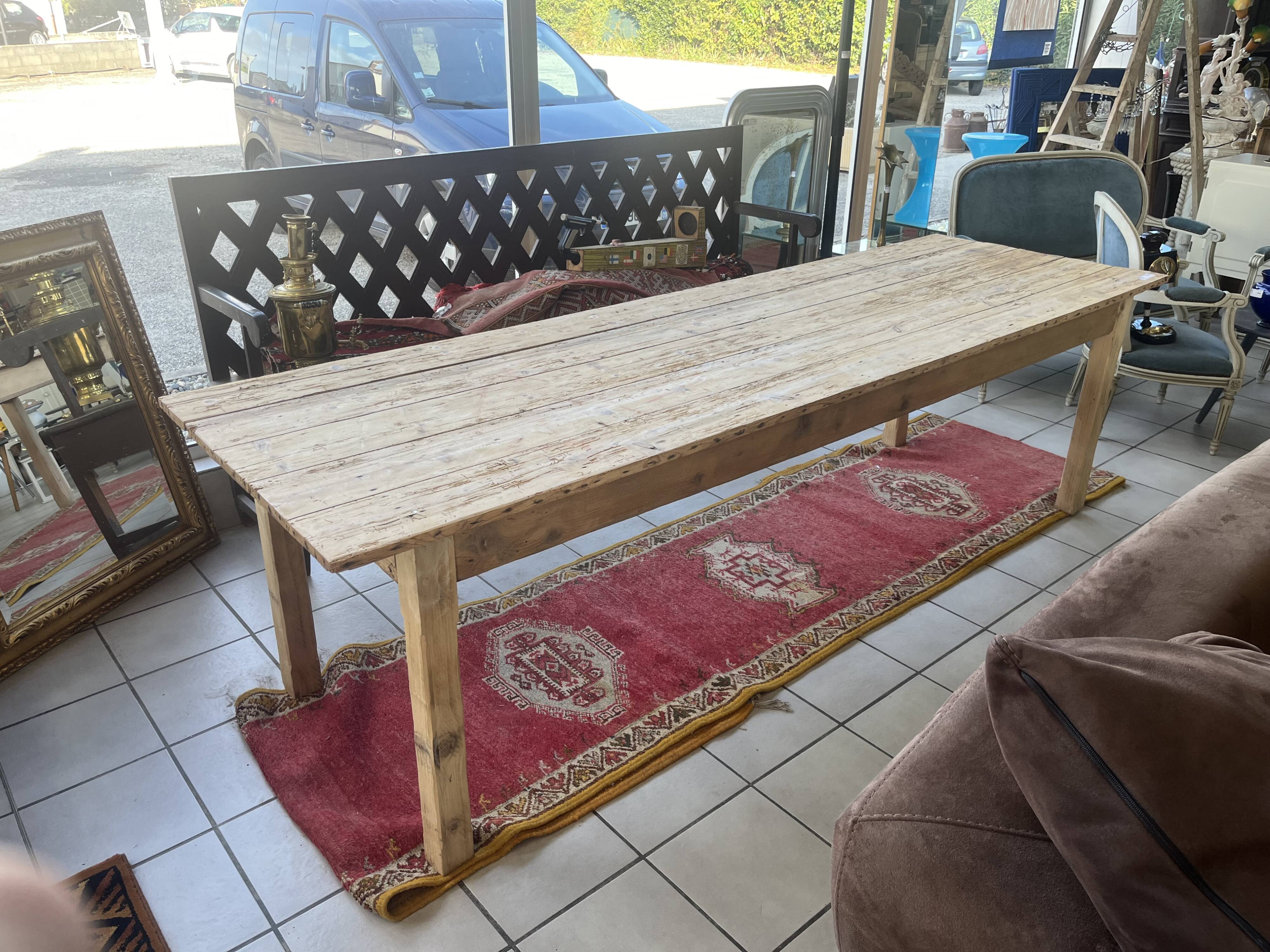 Table ferme decapé