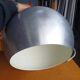 Vintage style brushed aluminium pendant light