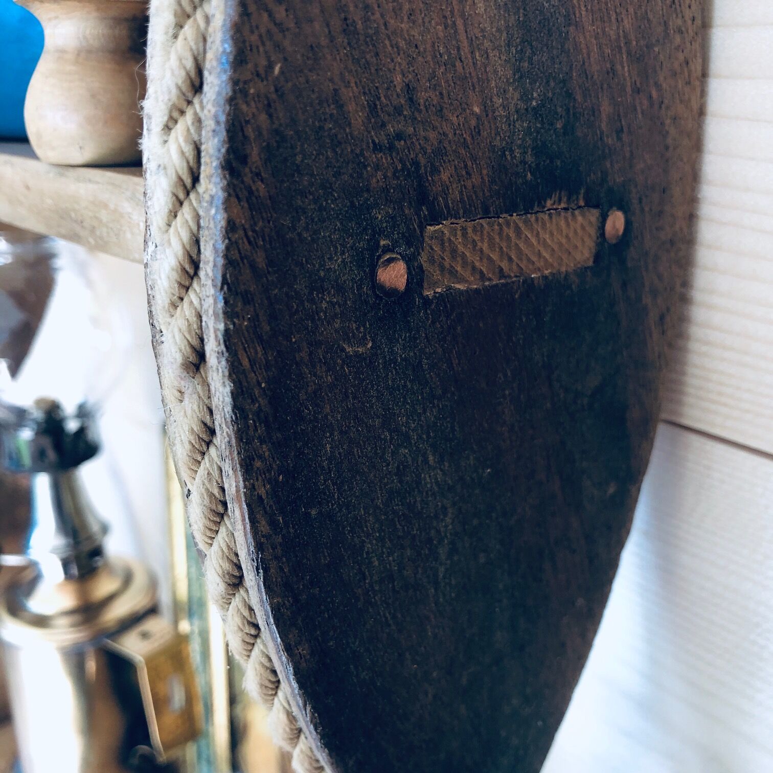 Shelf - old boat ladder