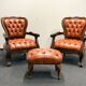 Original Vintage Chesterfield Chippendale Living Room set