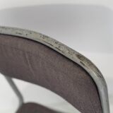 Vintage iron chair with hook