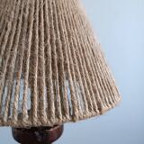 Turned wood lamp 1950