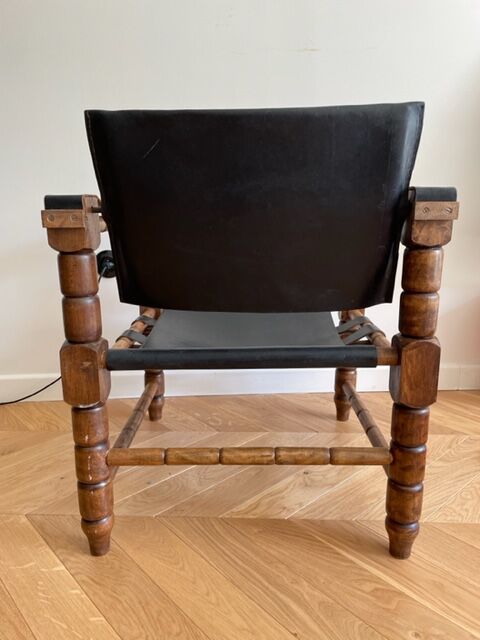 Vintage armchair safari 1960