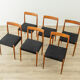 1960s dining chairs, Lübke