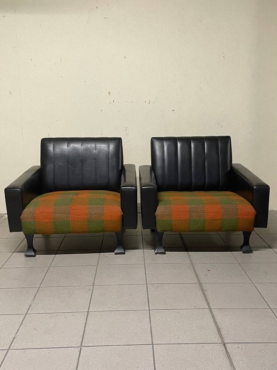 Armchairs, Italy, 1950s, set of 2