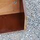 Pair of bedside tables from the 70s in rosewood stained oak veneer