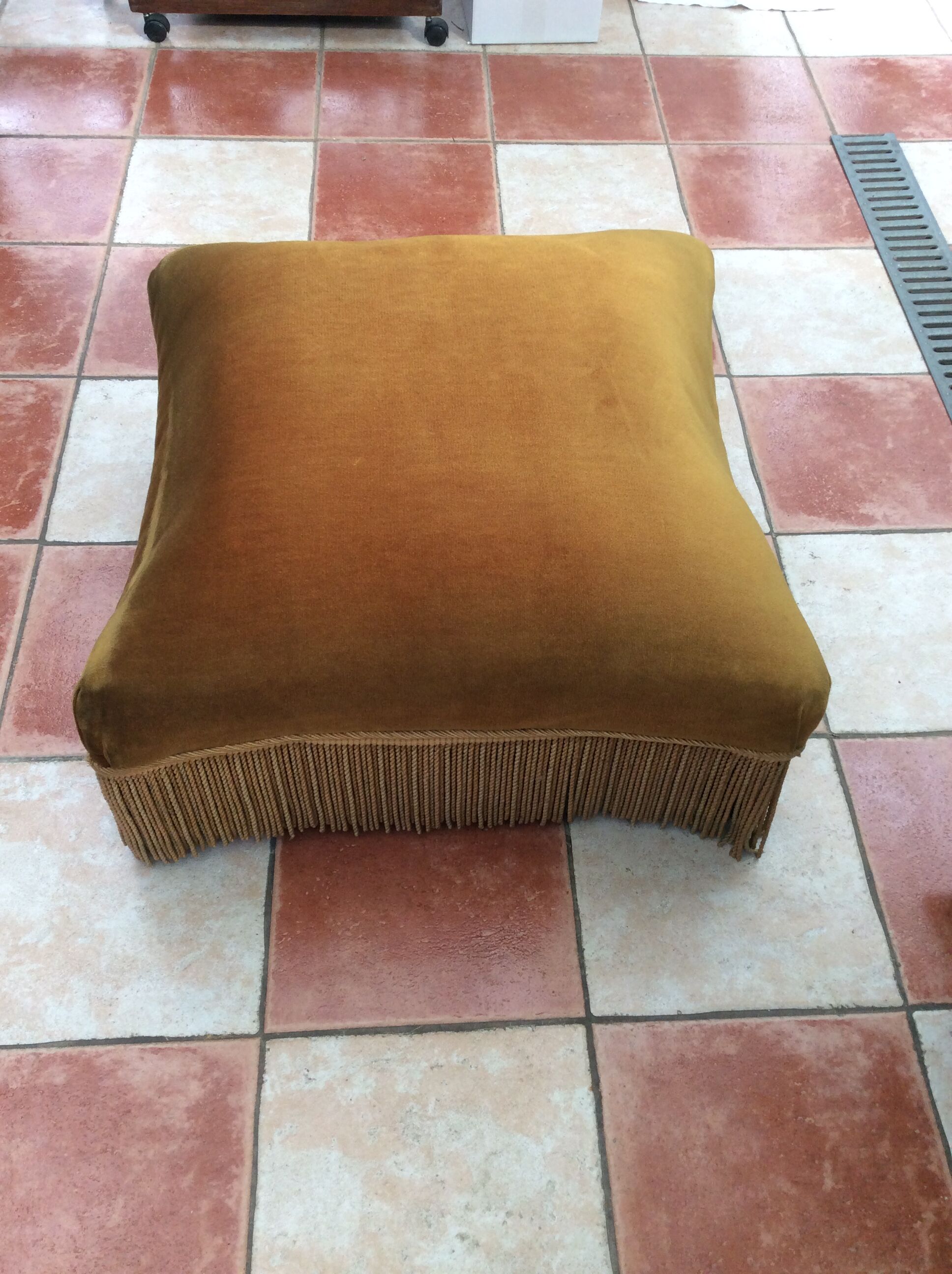 Square pouf Napoleon lll