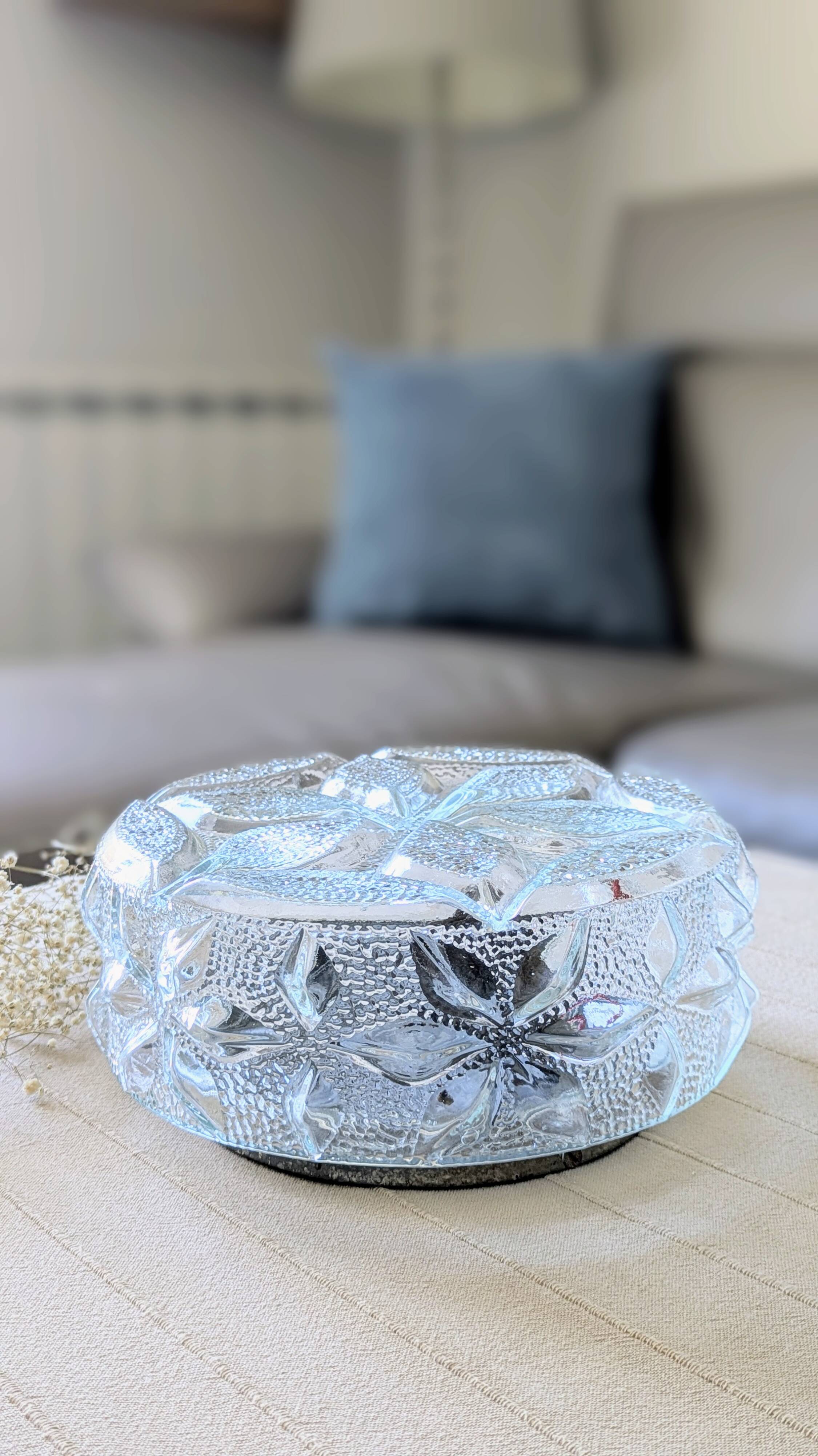 Plafonnier motif floral (L-0185-1)