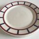 Set de 4 assiettes à dessert Béarn en faience HBCM 50's