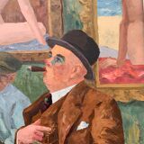 Huile sur toile 1938 170 x125cm