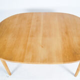 KP Møbler - Kurt Østervig - massive oak extendable dining table