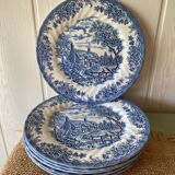 6 Churchill dinner plates