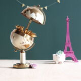 Globe Planet brass cigarette dispenser