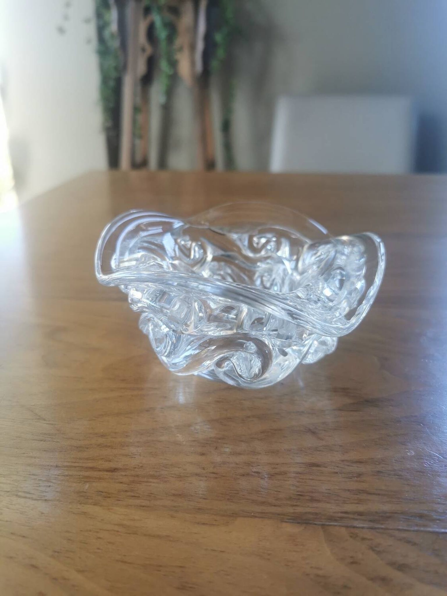 Baccarat crystal pocket emptier