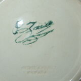 Ceramic dish "gallones" / signed / vintage