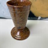 Pair of Mazagran mugs in pyrite stoneware