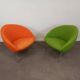 Pair of Hanna armchairs, Artifort brand