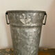 Pot de fleuriste en zinc