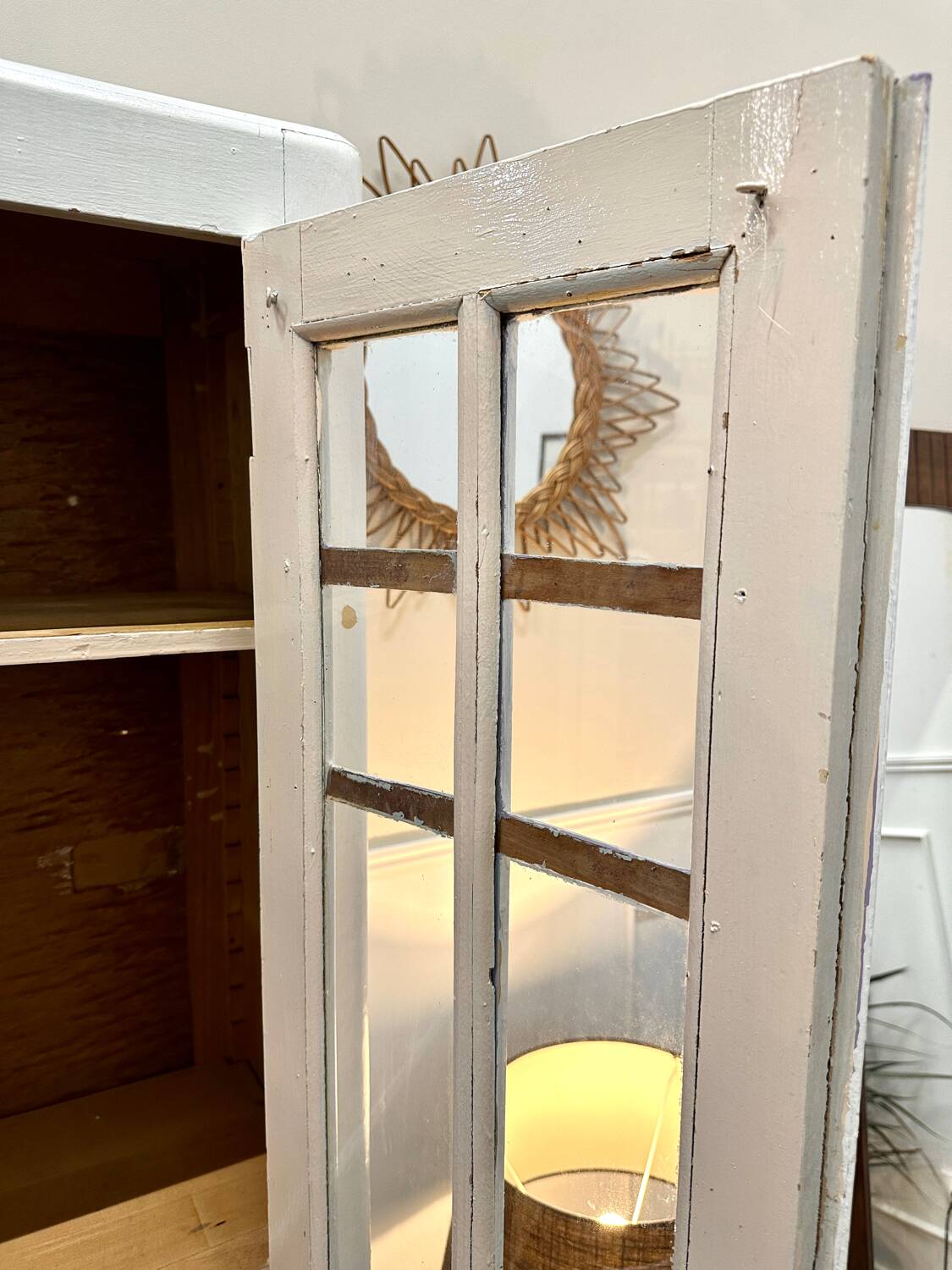 Parisian glass cabinet