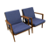 Model 300-139 armchairs by Swarzędzka, 1960