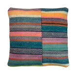 Vintage turkish Kilim cushion cover 40x40cm