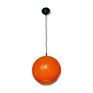 suspension boule orange,