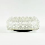 Lustre en verre bulle de style mid-century par Helena Tynell pour Limburg, années 1970.