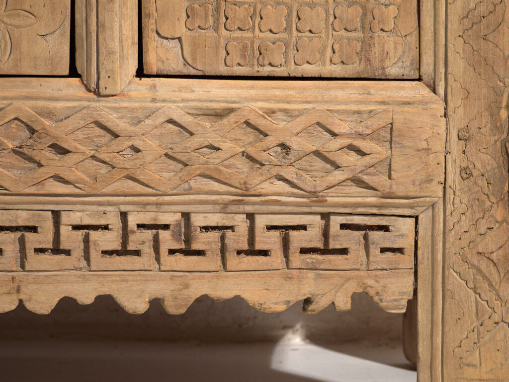 Antique carved pine buffet – China, circa 1900