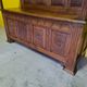 Antique Dutch Oak Hall Bench With Storage Space. Late 19th century.