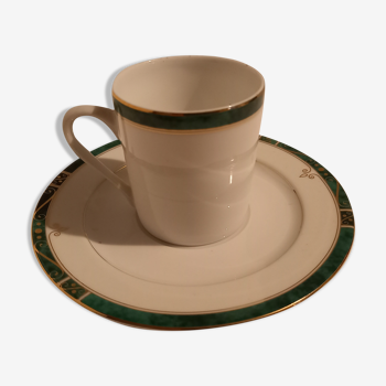 Philippe deshouliers "Scala Green" Cup - Saucer