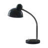 Lampe de table en acier noir du milieu du siècle