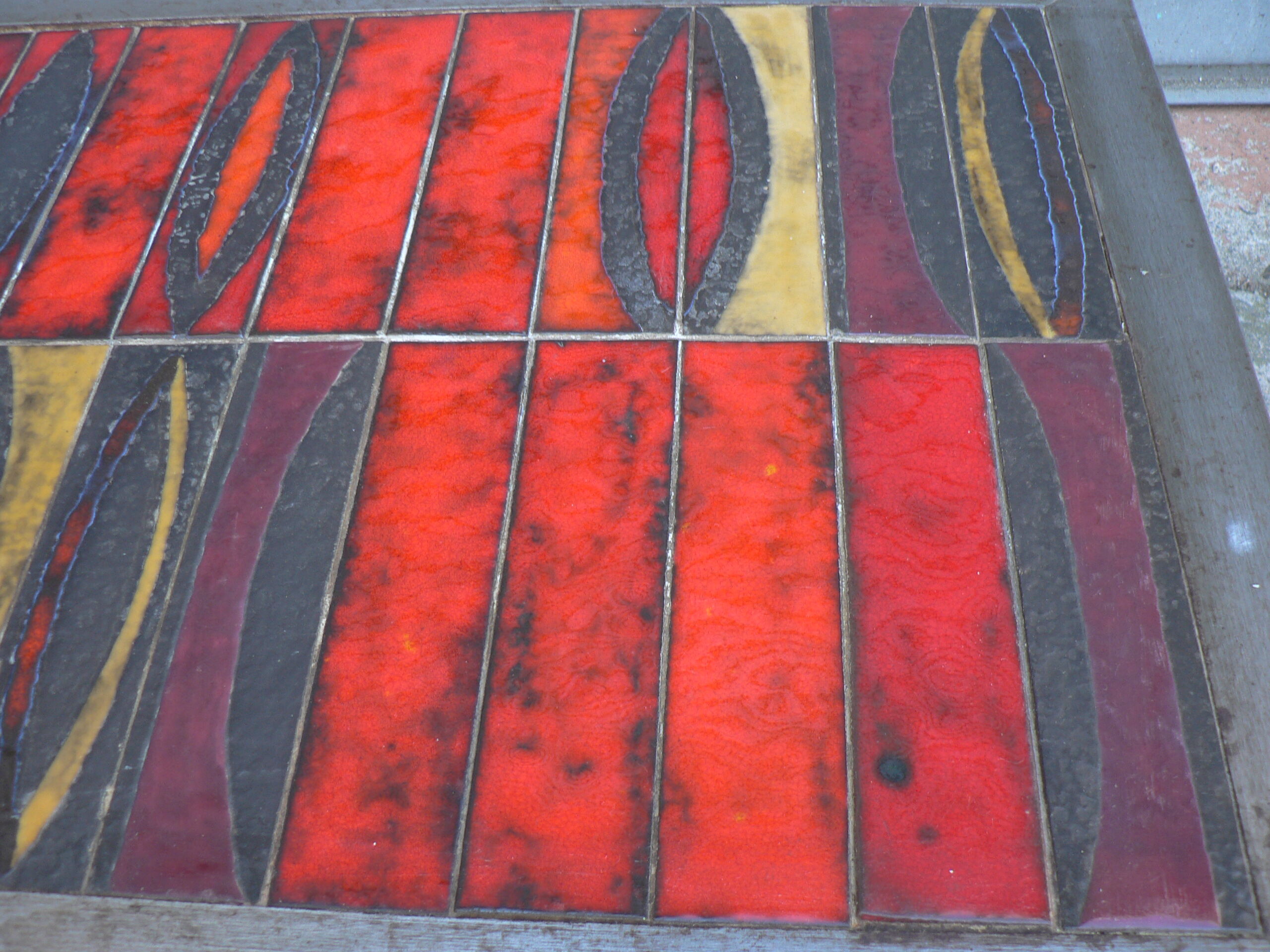 1960 ceramic coffee table