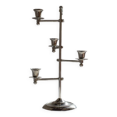 Chandelier en métal vintage