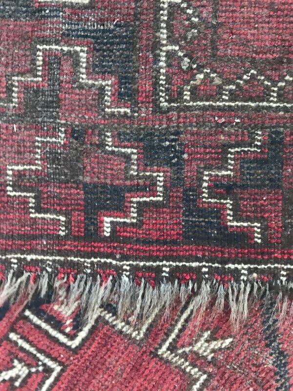 Former carpet afghan turkmen 120 x 208 cm