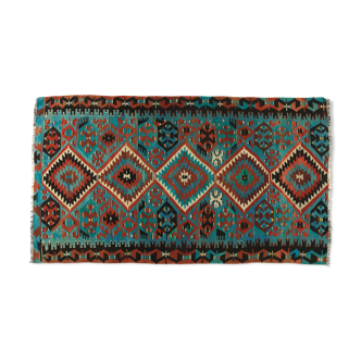 Anatolian handmade kilim rug 291 cm x 163 cm