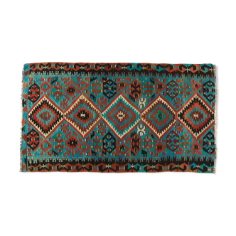 Tapis en kilim artisanal Anatolien 291 cm x 163 cm