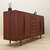 Buffet en teck, design danois, années 1970, production : Danemark