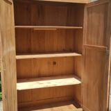 Parisian wardrobe in natural wood