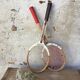 Vintage tennis racket "La Hutte"