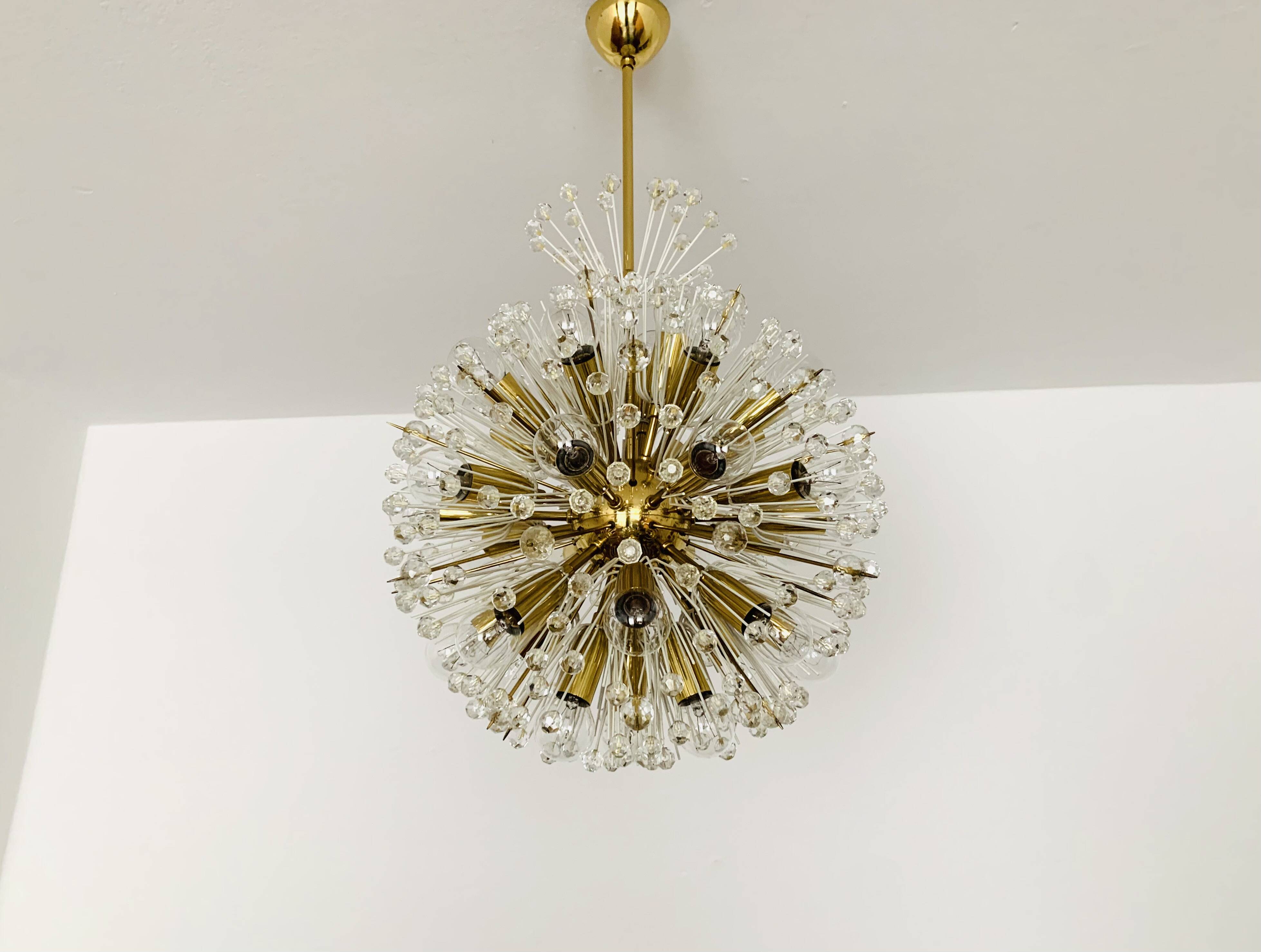 Dandelion Chandelier by Emil Stejnar for Rupert Nikoll