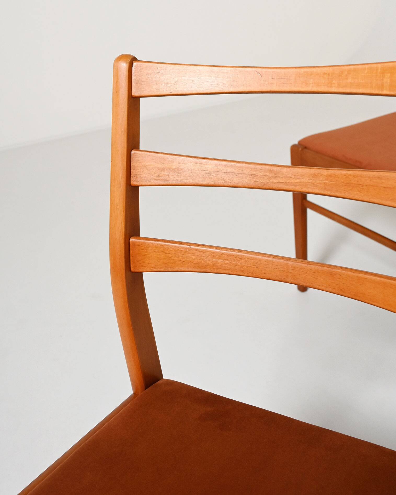 4 chaises de salle à manger scandinaves en teck
